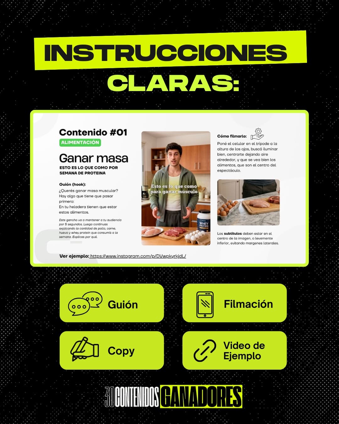 Instrucciones paso a paso