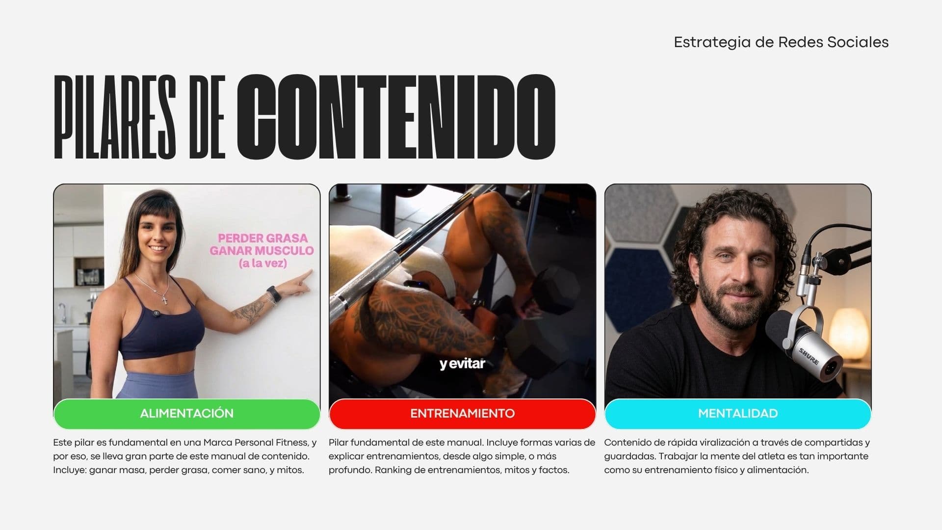 Pilares de contenido del ebook